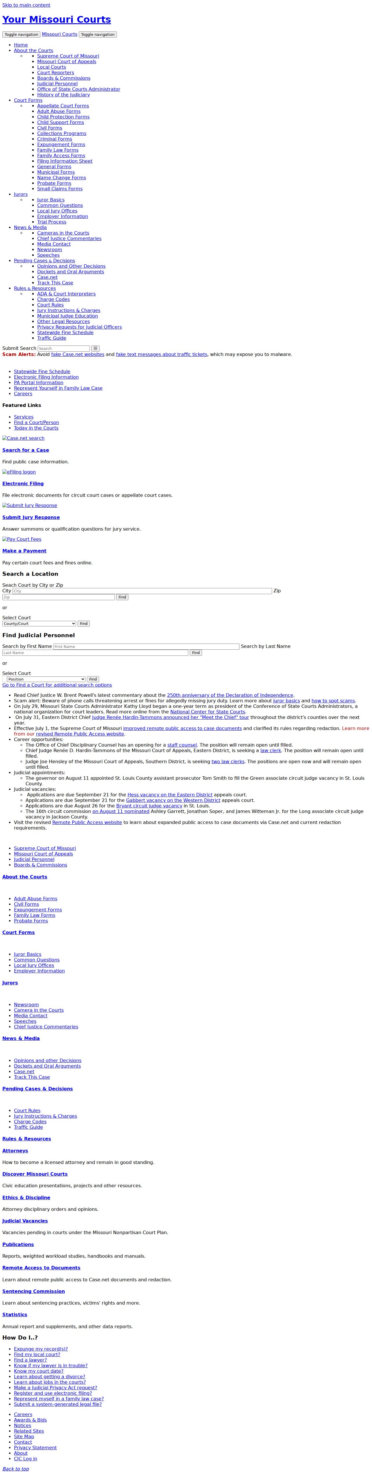 Grundy County court docket Missouri Courts homepage