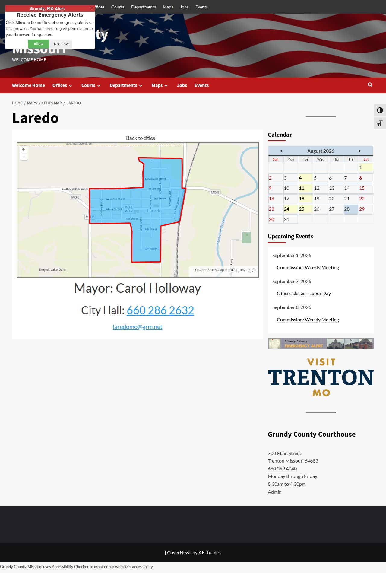 Laredo court docket official county profile and City Hall source